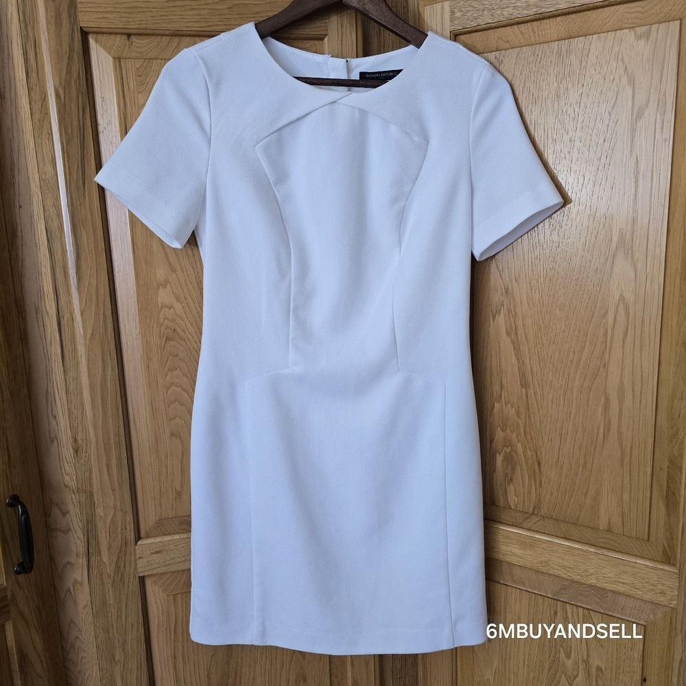 Banana Republic White Mini Dress